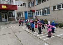 Физкультура на улице "Фантазёры"